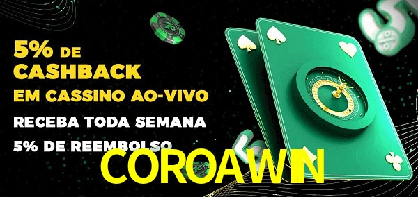 Promoções do cassino ao Vivo COROAWIN